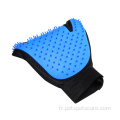 Repoigne des poils d'animaux Glove Gant de toilettage pour animaux de compagnie